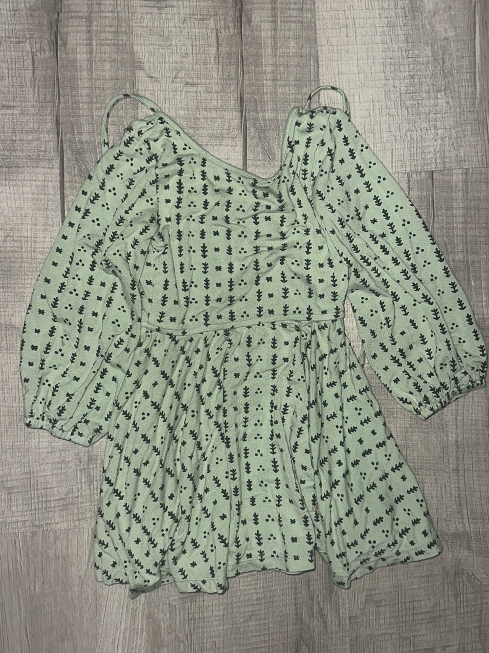 On Jo Mint Green Floral Print size 2t